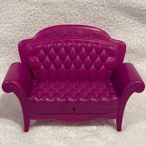 Mattel Barbie Dreamhouse Dollhouse Purple Couch Sofa 2008